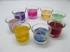 48Pcs Ocean Themed Glass Gel Candles 3.7x4.6cm Mixed Color