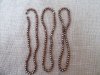 10Strands X 72Pcs Coffee Glass Facted Beads 8mm
