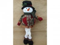1X Snowman Doll Ornament D?cor Kids Toy 52cm High
