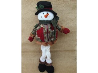 1X Snowman Doll Ornament D?cor Kids Toy 52cm High