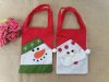 12Pcs New Red Christmas Candy Bag Hand Bag Gift Bag