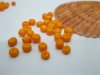 1Bag X 5000Pcs Opaque Glass Seed Beads 3.5-4mm Orange