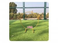 1X Golden Circle Wedding Garden Arch Backdrop Single Tube 1Meter