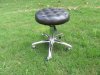 1X New Black Adjustable Barber Chair Stool with Wheel
