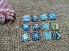 12Pcs New Square Cube Cabochon Tiles Mixed Design