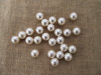 275Pcs Ivory Round Imitation Simulate Pearl Loose Beads 16mm Dia