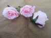 50Pcs Pink Artificial Rose Flower Head Buds Embellishment DIY
