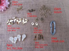 1Set of 46Pcs Picture Hanging Kits (D-Rings, Screws, Wire & Doub 1Set of 46Pcs Picture Hanging Kits (D-Rings, Screws, Wire & Doub