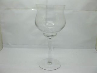 4X Clear Glass Stemmed Votive Candle Holder