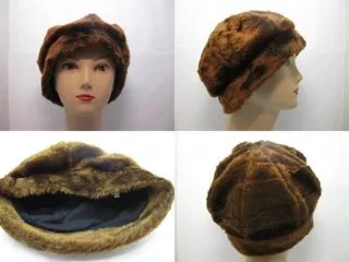 6Pcs New Unisex Artificial Faux Fur Hat