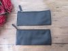 12Pcs Black Leatherette Pencil Case Zipper Bag Makeup Bag Purse 12Pcs Black Leatherette Pencil Case Zipper Bag Makeup Bag Purse