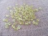 1200Pcs Light Yellow Faceted Bicone Beads Jewellery Finding 8x8m