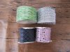6Rolls Rhinestone Sequin Ribbon Webbing for Scrapbooking Craft