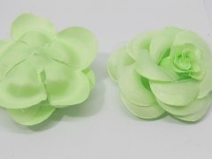 300 Organza Green Artificial Rose Flower Head Buds 300 Organza Green Artificial Rose Flower Head Buds