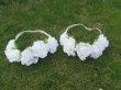 1Pc Elastic Rose Flower Forehead Garland Headpiece Hair Band