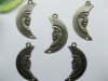 200 Bronze Crescent Moon Pendants Jewellery Finding