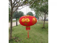 1X Decorative Blessing Chinese Palace Lanterns Tassels 64cm dia