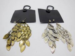 12Pairs Fashion Metal Art Drop Hook Earrings 12Pairs Fashion Metal Art Drop Hook Earrings
