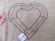24X Ribbon Wreath Metal Frame Base Wire DIY Decoration Craft