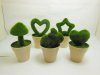 10 Mini Artificial Foam Moss Plant with Pot Decoration Mixed 10 Mini Artificial Foam Moss Plant with Pot Decoration Mixed