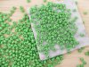 3000Pcs Flat Round Faceted Spacer Beads 6x4mm - Green