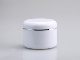 10Pcs Cosmetic Cream Makeup Bottle Storage Container 100g White