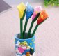 10Pcs Common Callalily Style Polymer Clay Ball Point Pens