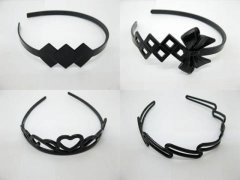 1Pack X 12Pc New Black Headbands Hair Clips Hairband 1Pack X 12Pc New Black Headbands Hair Clips Hairband