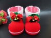 6Pcs Multi Purpose Xmas Red Boots Candy Gift Bag or Pen Holder