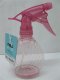 7Pcs Transparent Barber Mist Spray Bottle - Pink