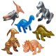 6Pcs Inflatable Dinosaur Series Blow Up Toys Assorted Party
