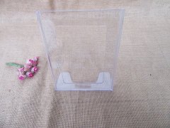 5Pcs Clear L-shape Desk Price/Menu Card Display Holder