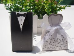 6Pkt x 6Pcs Bride & Bridegroom Bomboniere Boxes Wedding Favor 6Pkt x 6Pcs Bride & Bridegroom Bomboniere Boxes Wedding Favor
