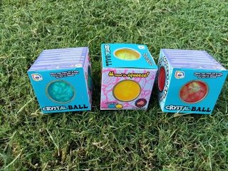 12Pcs Stretchy Squishy Sticky Crystal Ball Fidget Toy Stress Rel