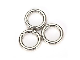 50Pcs Split Rings for Keychains Strong Metal Loops for DIY