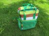 1Pc New Green School Bag Tote Hand Bag Backpack Bag