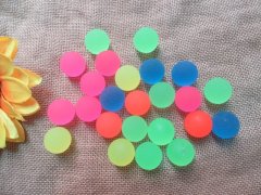 100X Frosted Rubber Bouncing Balls 25mm Mixed Color