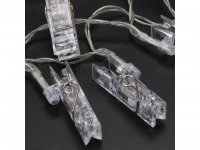 1X 2M 20Led Photo Clip Colorful Light Fairy Light Wedding String
