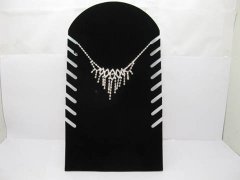 1Bag X 2Pcs Black Velvet Necklace Display dis-n79