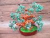 1X New Feng Shui Treasure Money Tree with Green Stone Chips 16Br