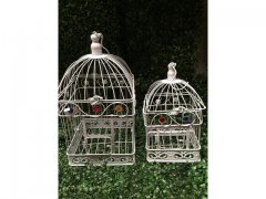 1Set 2in1 Square Luxury Hanging Bird Cage W/Rhinestone 1Set 2in1 Square Luxury Hanging Bird Cage W/Rhinestone