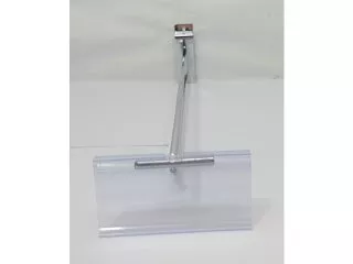 20X Double-Line Slatwall Hook with Flip Tag 30cm Long