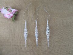 3Pcs Glass Finial Ornaments Hanging Pendants Home Party 3Pcs Glass Finial Ornaments Hanging Pendants Home Party