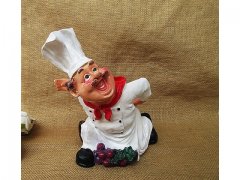 1Pc Happy Baker Statue Figures Decoration Room Display 1Pc Happy Baker Statue Figures Decoration Room Display