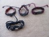 12Pcs Fashion Leather Drawstring Tribe Bracelets Assorted