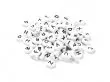 6Packs x 160Pcs White & Black Alphabet Letter Flat Heart Beads 6Packs x 160Pcs White & Black Alphabet Letter Flat Heart Beads