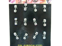 12 Rhinestone Body Piercing Jewelry Mixed er-b34