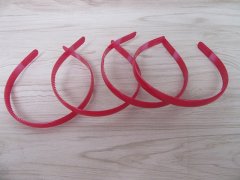 1Pc Red Headbands Hair Clips Craft for DIY 12MM