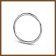 100 Nickel Plated Flat Split Ring Split Key Rings 38mm