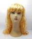4Pcs Golden Long Curly Wavy Cosplay Party Hair Wig 50cm